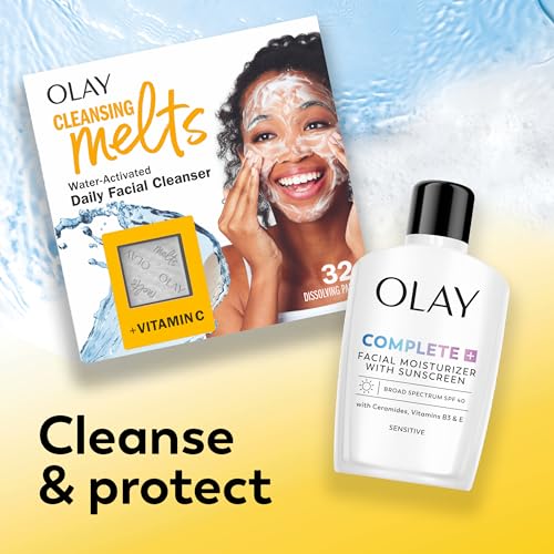 Olay Complete+ fragrance-free non-greasy formula suitable for daily routines