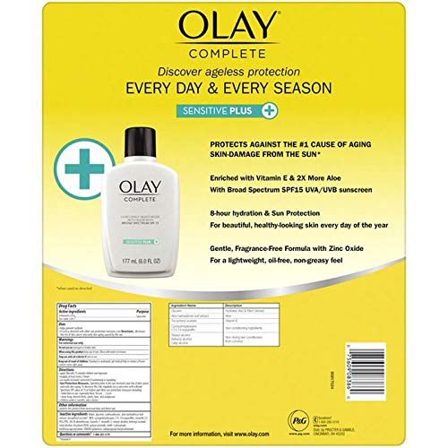 Close-up of Olay Complete UV Plus Moisturizer texture with light, non-greasy finish