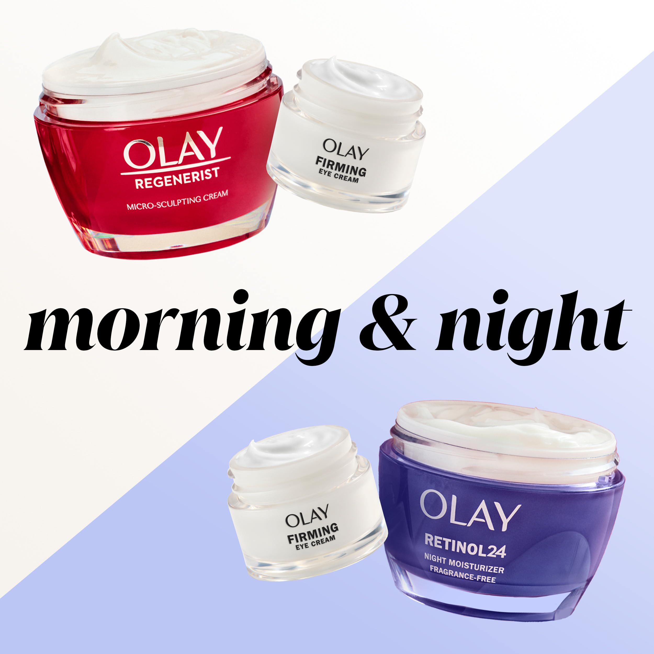 Olay Contorno de Ojos, textura ligera, absorción suave
