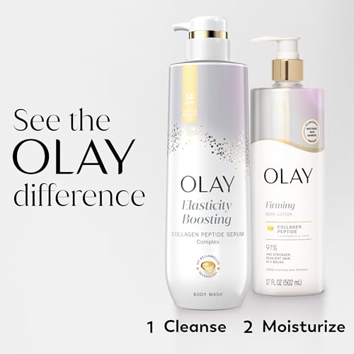 Olay crema corporal para ducha con jabon Olay, enfoque en hidratación duradera.
