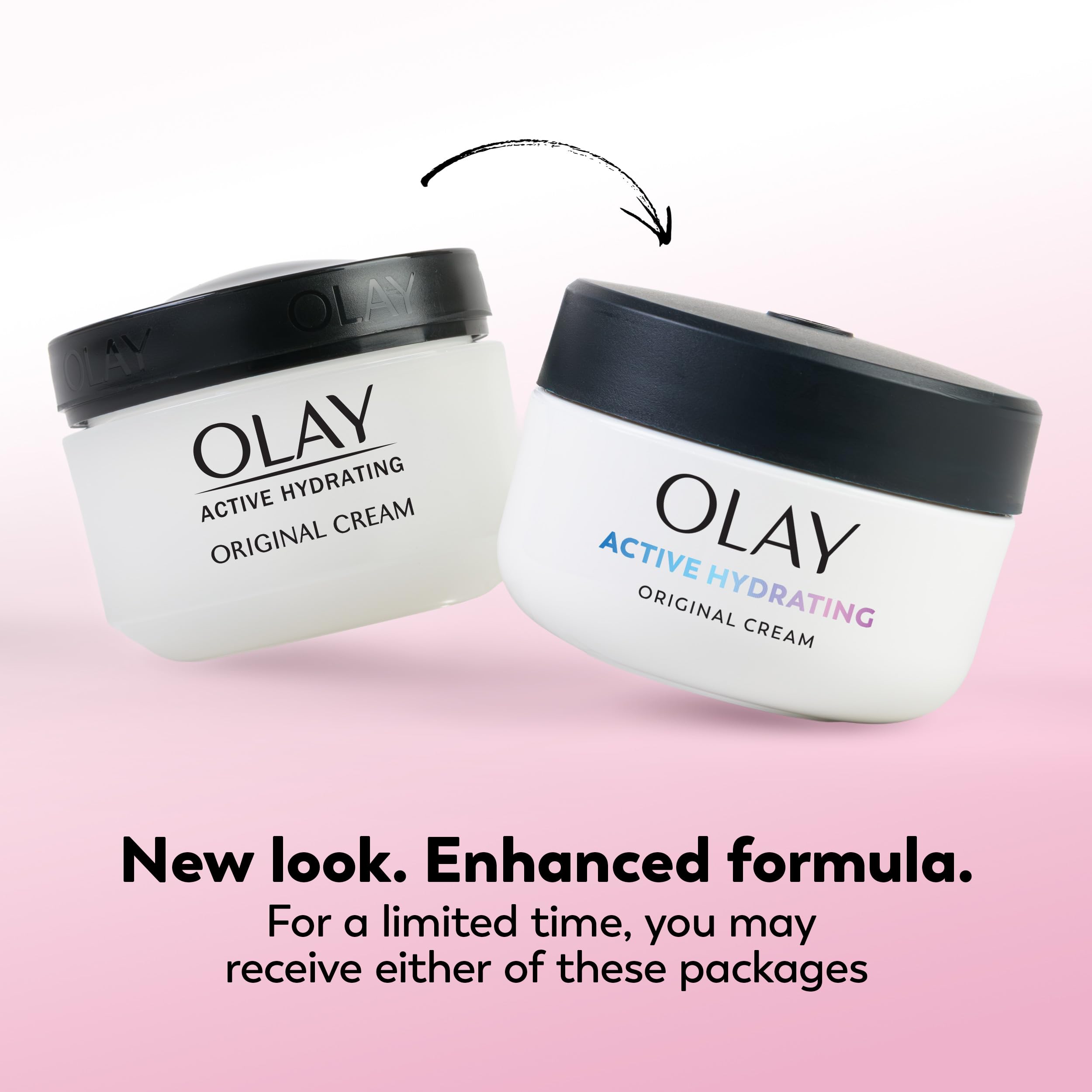 Textura cremosa de la Crema Hidratante Activa de Olay.