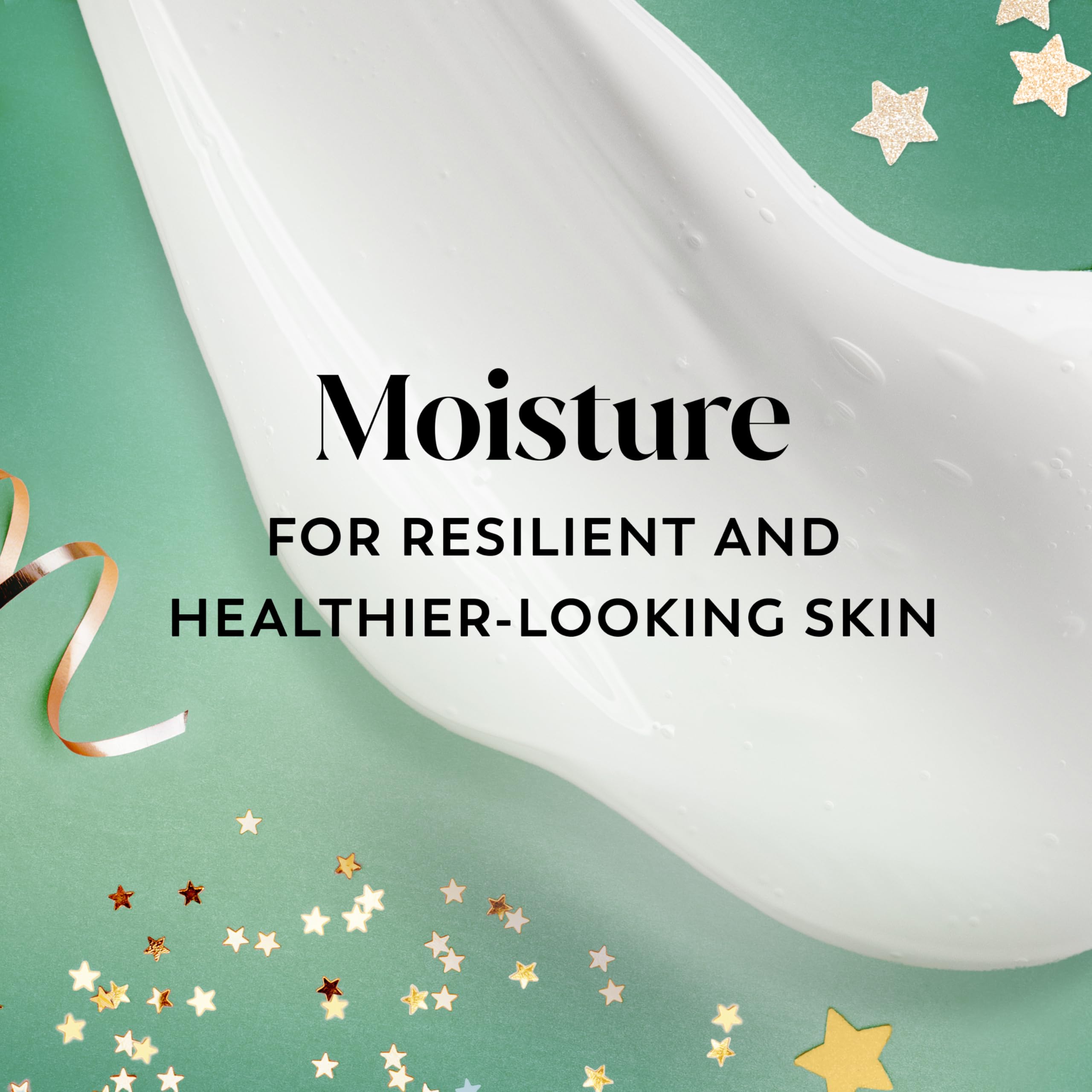 Textura suave y crema de Ducha Corporal Olay deja la piel suave.
