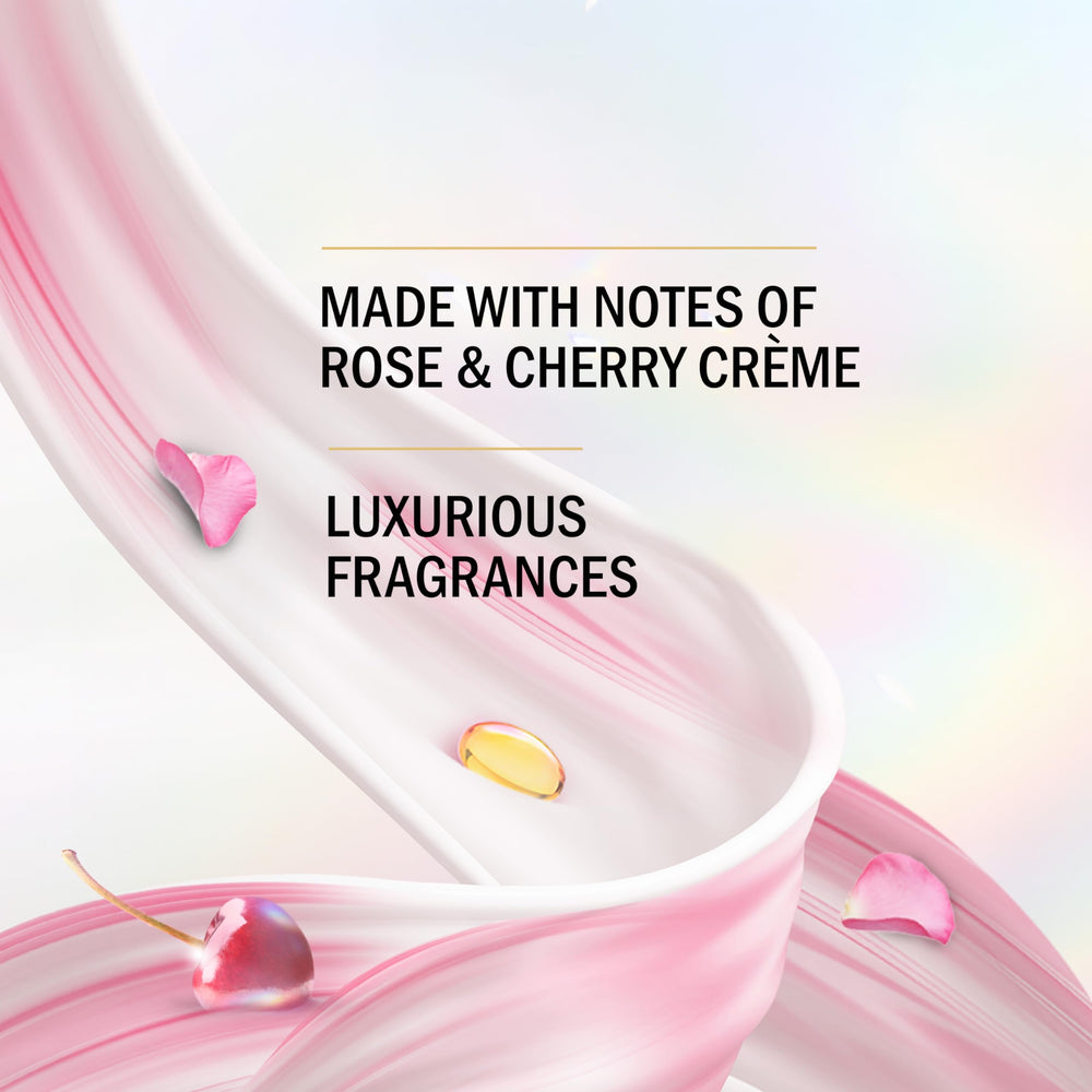 Olay Ducha Corporal Indulgente, aroma floral, hace del baño un pequeño ritual de fragancia.