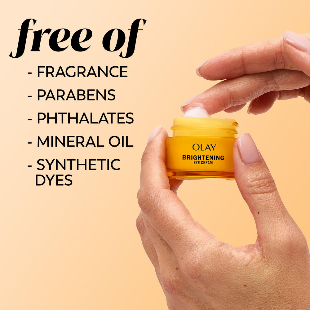 Olay eye-area massage scene highlights gentle, silky absorption