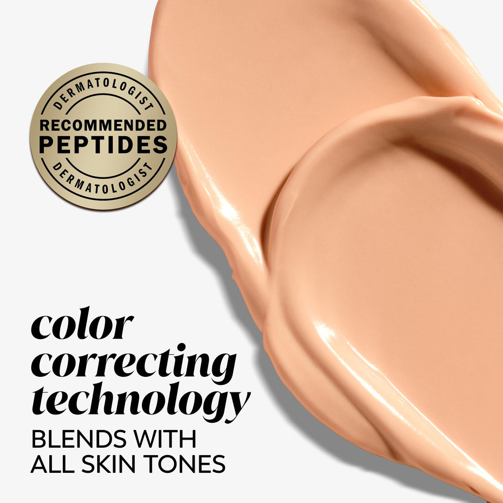 OLAY Ultimate Eye Cream packaging front highlights 3-in-1 brightening and de-puffing.