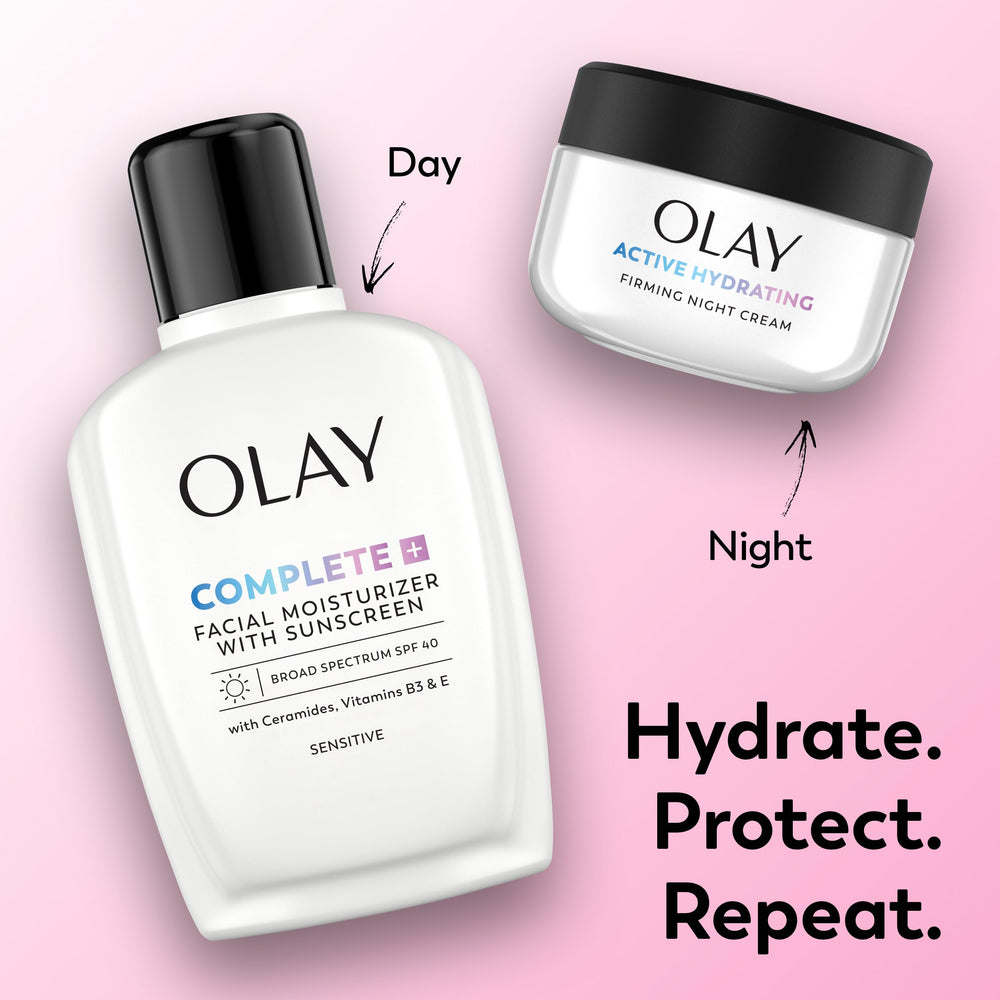 Olay Firming Night Cream quickly absorbs with light non-greasy finish