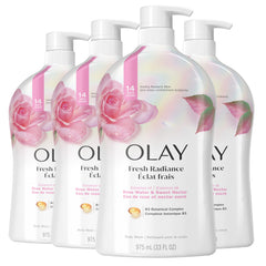 Olay Fresh Outlast Rose Water bottle with hydrating cleanse and fragrance