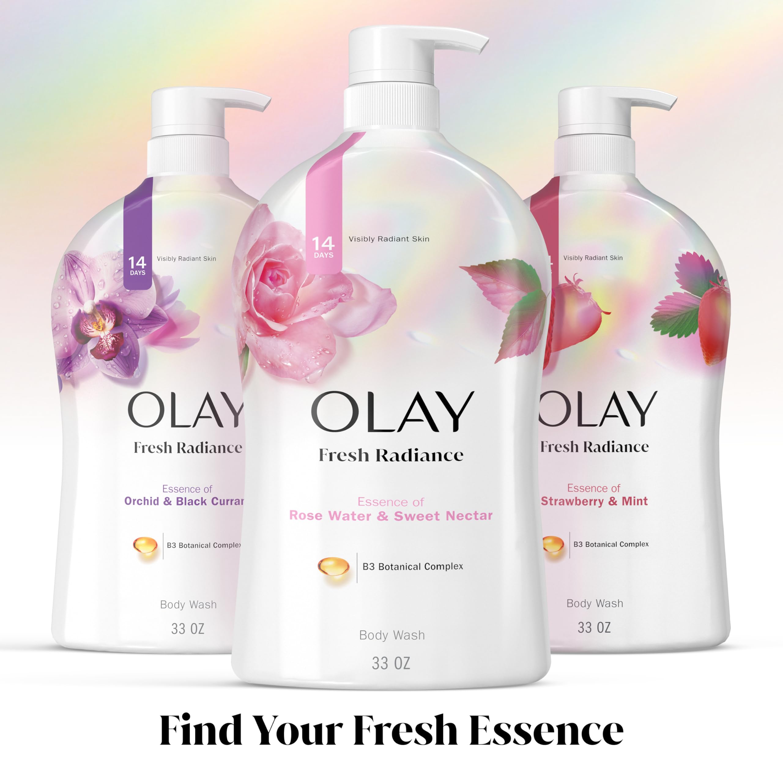 Creamy lather close-up of Olay rose-water formula