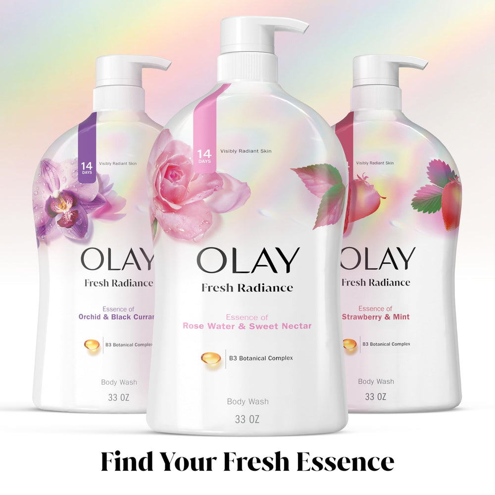 Creamy lather close-up of Olay rose-water formula