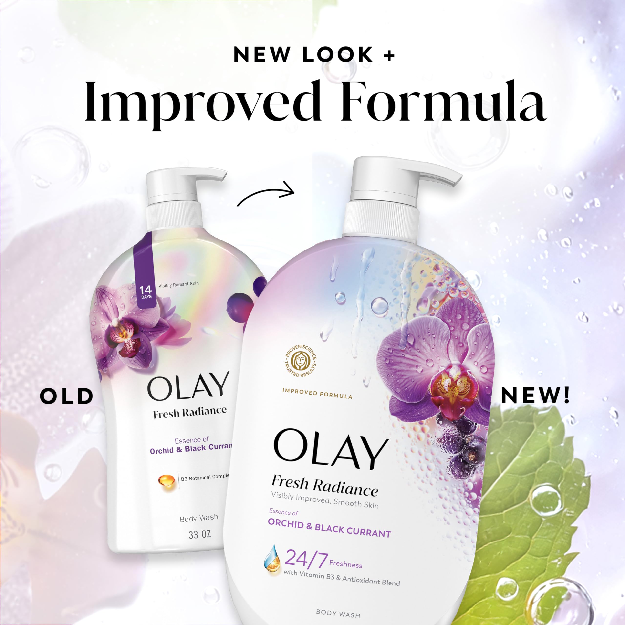 Olay Fresh Radiance envase de 35 onzas ideal para uso cotidiano