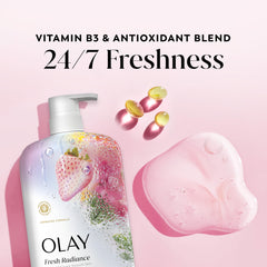 Olay Fresh Radiance: textura suave que deja la piel limpia y fresca
