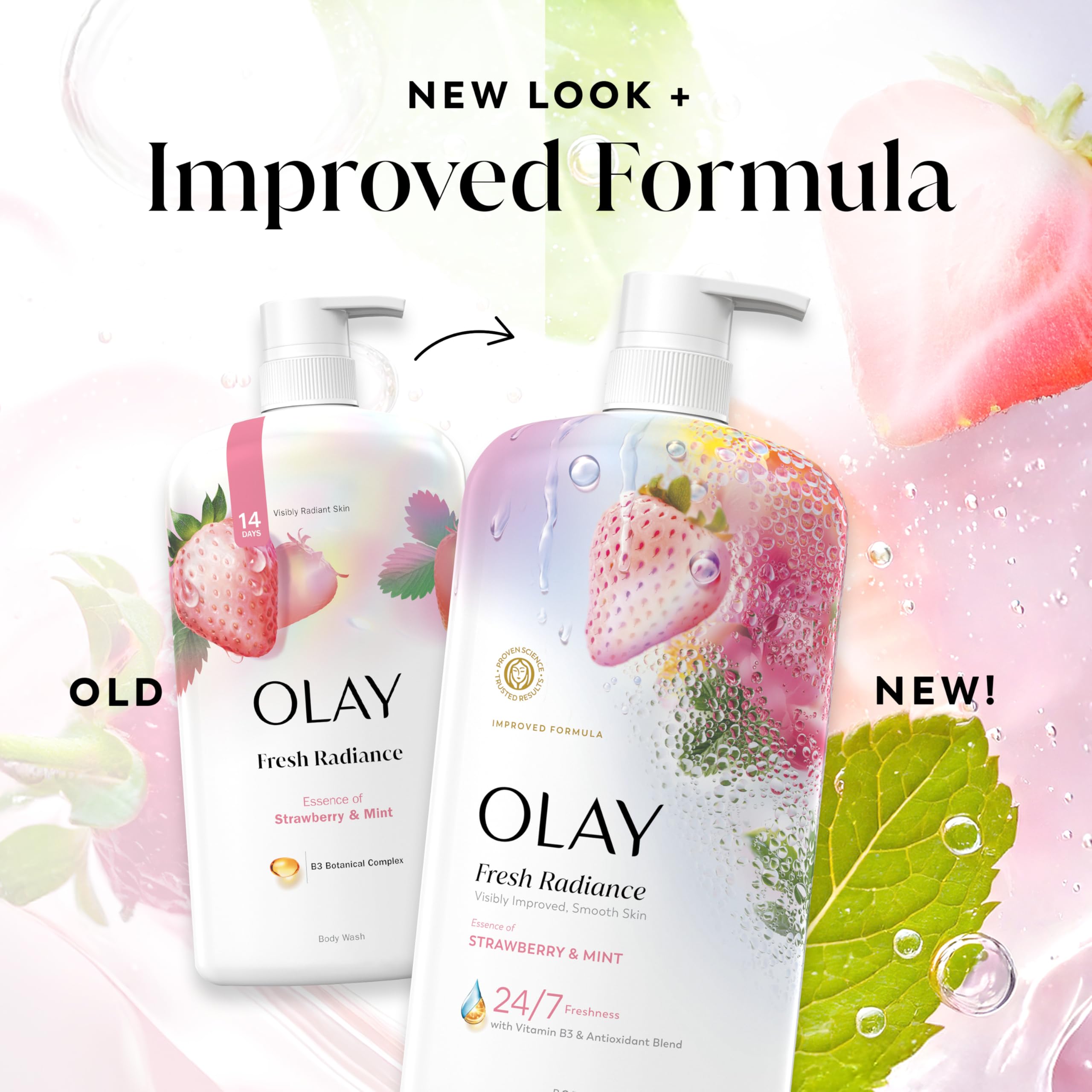 Olay Fresh Radiance: botella apta para todo tipo de piel