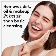 Olay wipes texture close-up; soft fiber polishers for delicate facial cleansing