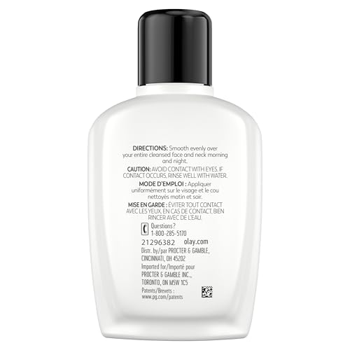 Olay hidratante facial fluido, ideal para piel normal a seca.