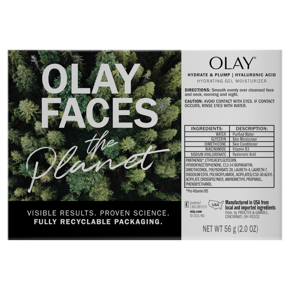 Olay Hyaluronic bigger jar emphasizes longer daily use.