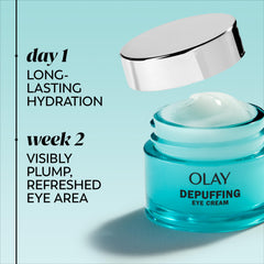 Olay Hyaluronic + Peptide 24 eye gel—long-lasting hydration