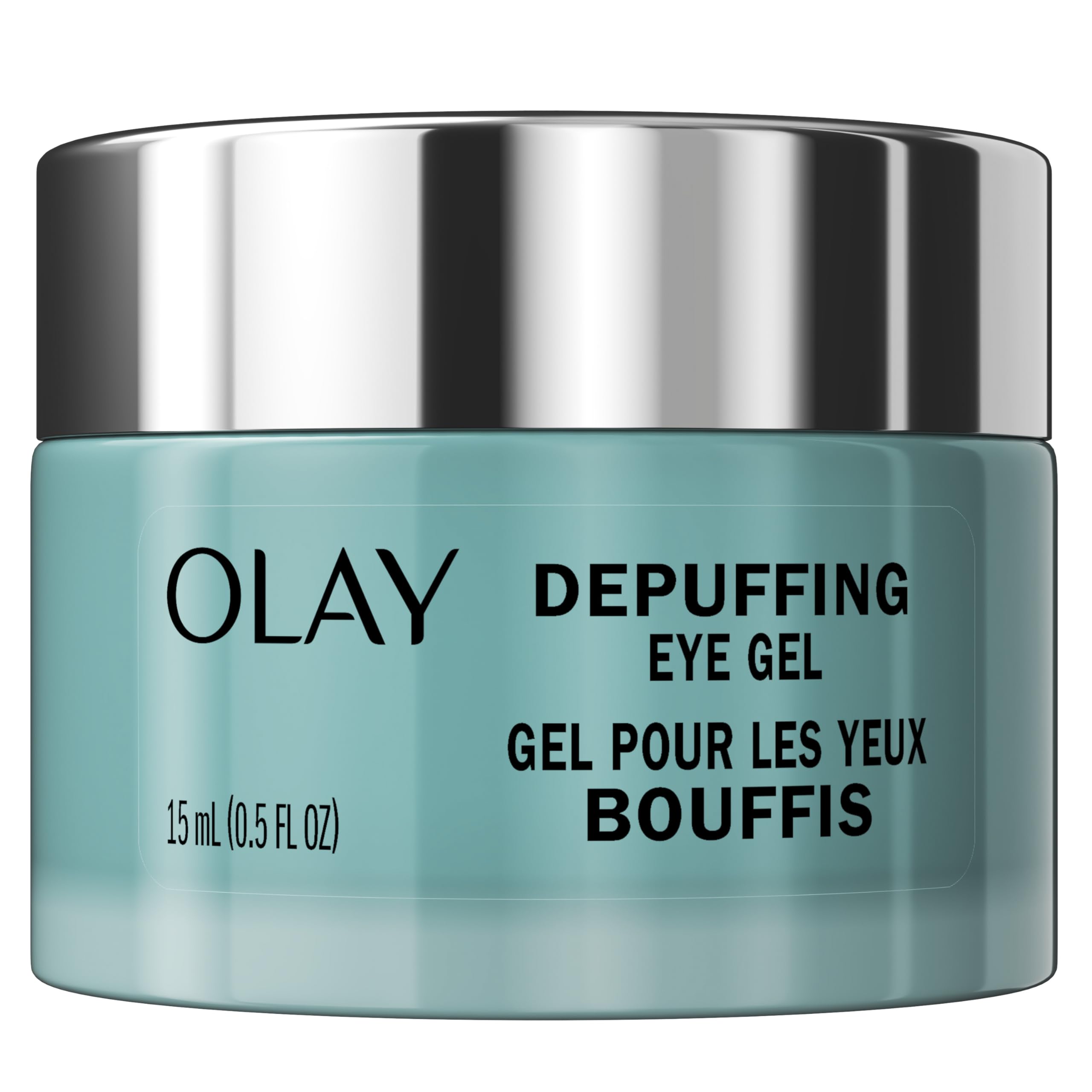 Olay Hyaluronic + Peptide 24 eye gel tube—cooling application
