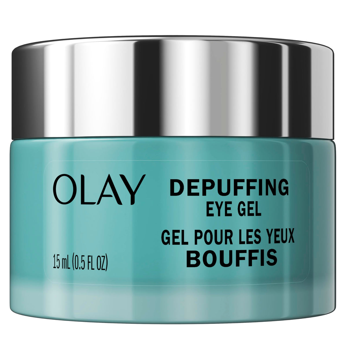 Olay Hyaluronic + Peptide 24 eye gel tube—cooling application