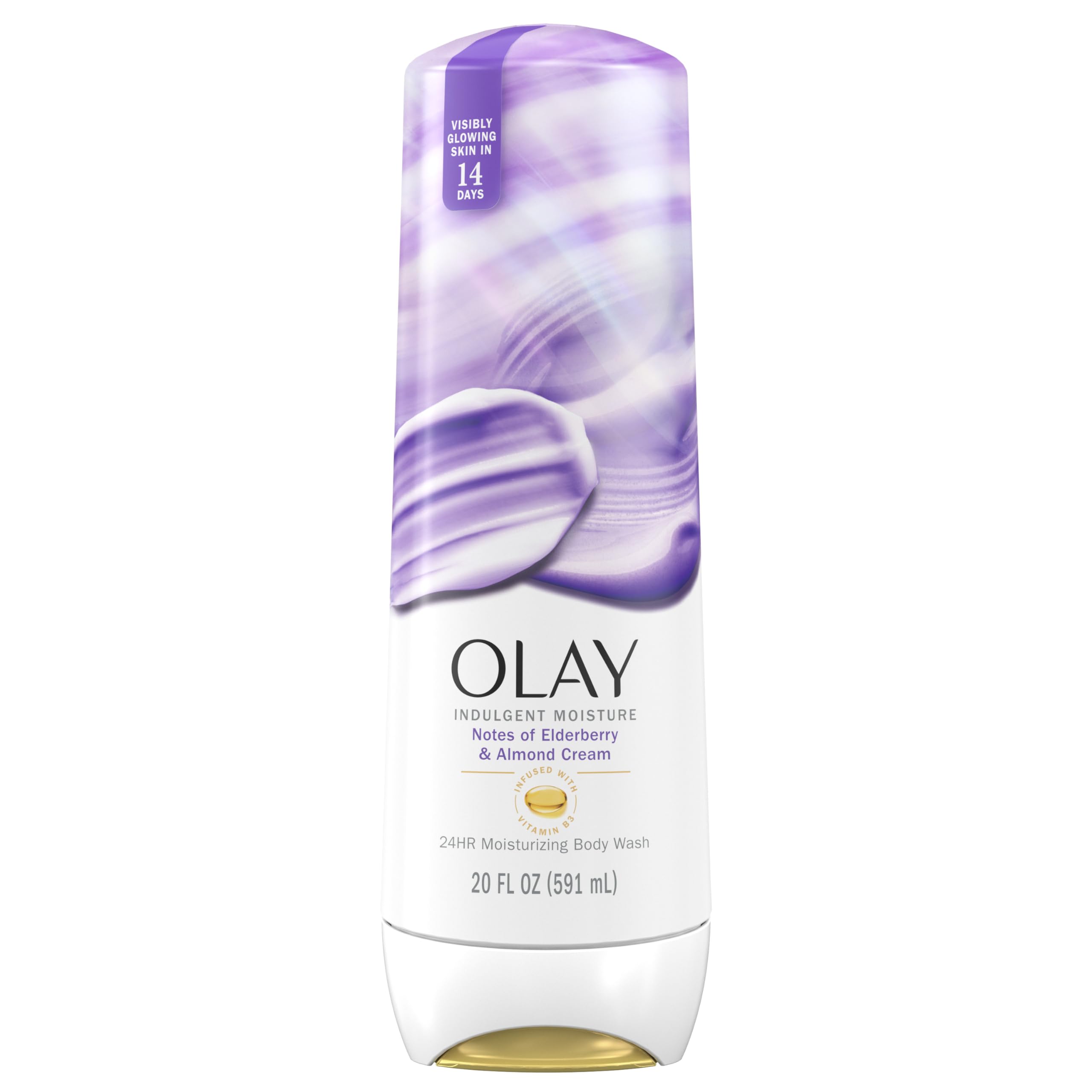 Olay Indulgent Moisture: botella de gel de ducha, hidratación diaria para piel seca.