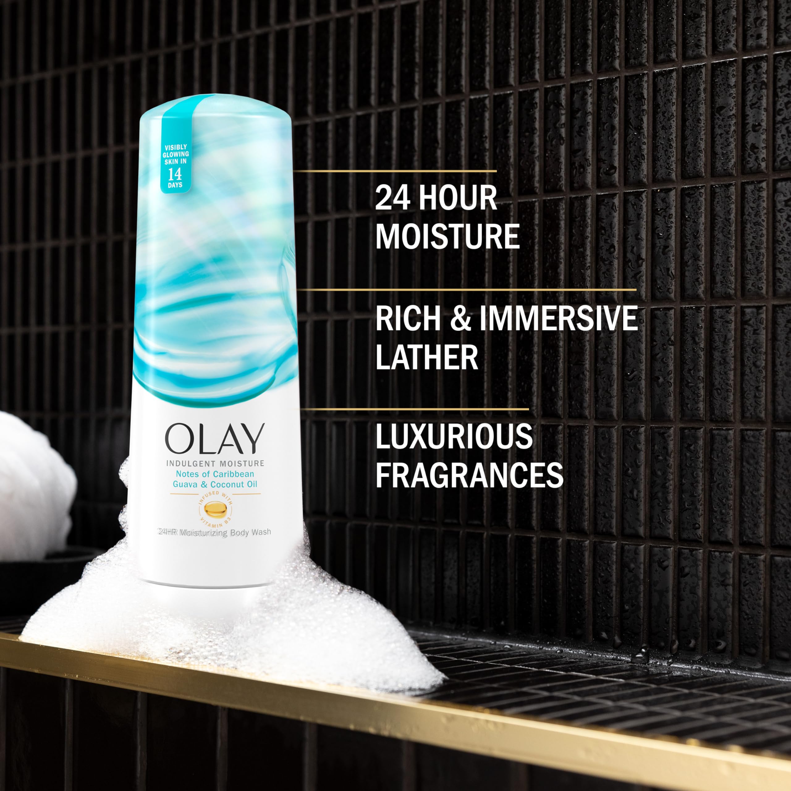 Olay Indulgent Moisture: espuma cremosa que limpia sin resecar la piel.