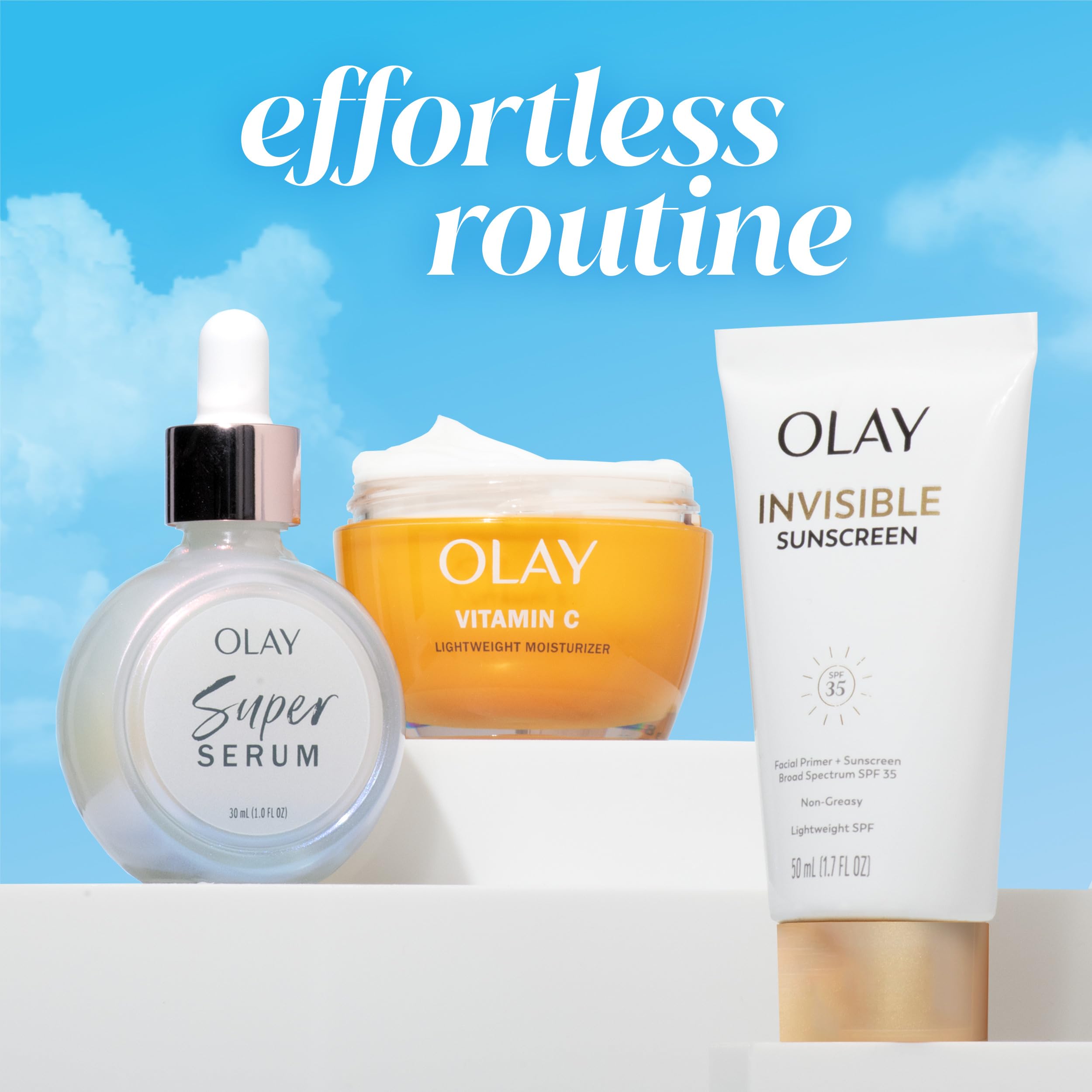 Olay Invisible Sunscreen se absorbe rápido, sensación suave en la piel