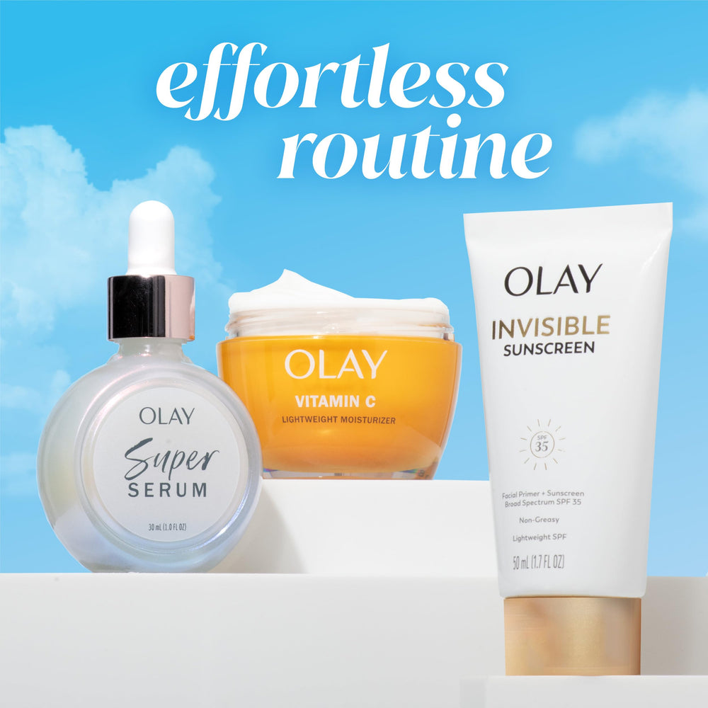 Olay Invisible Sunscreen se absorbe rápido, sensación suave en la piel