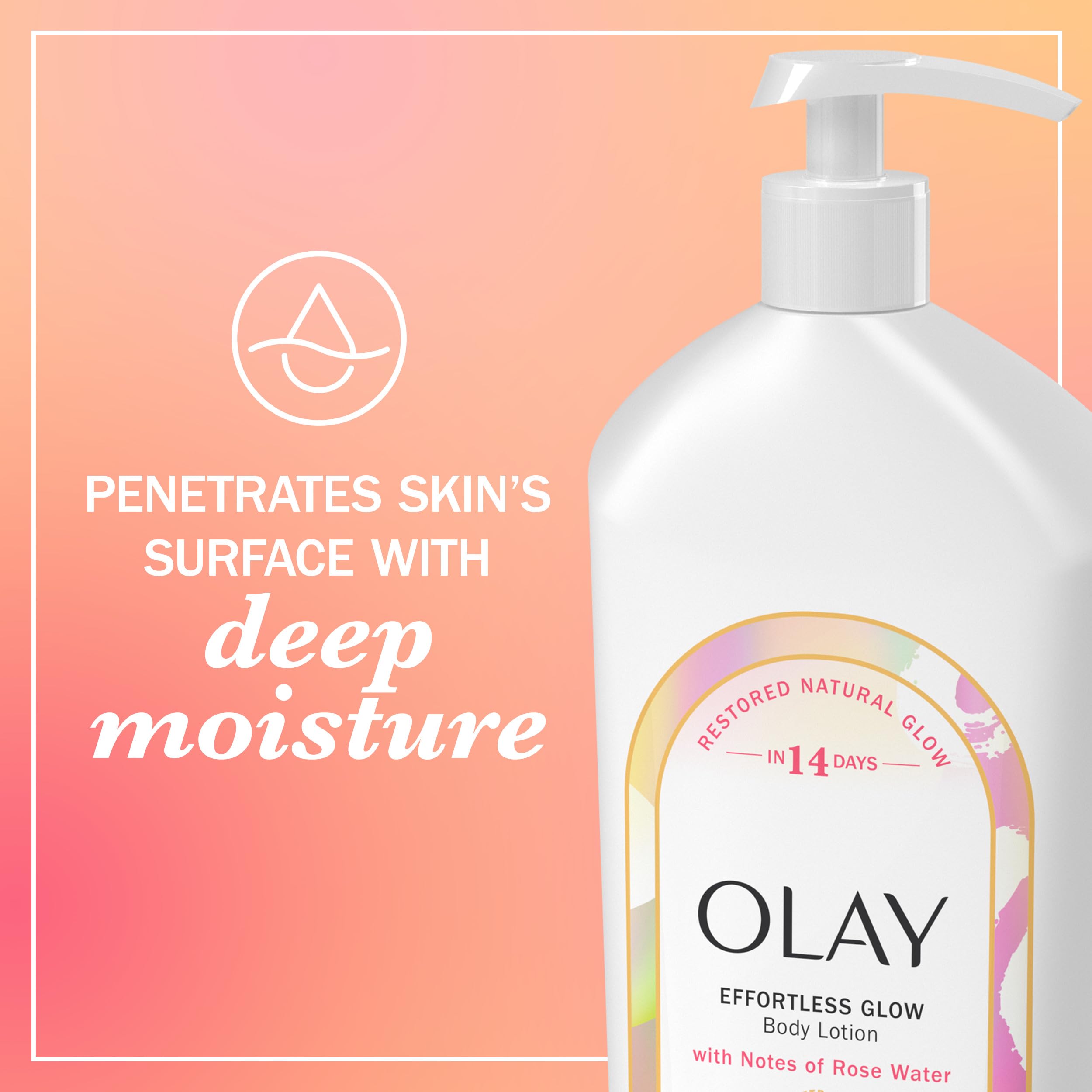 Olay Loción Corporal Esencia de Rosa, aroma suave que renueva la sensación de la piel.