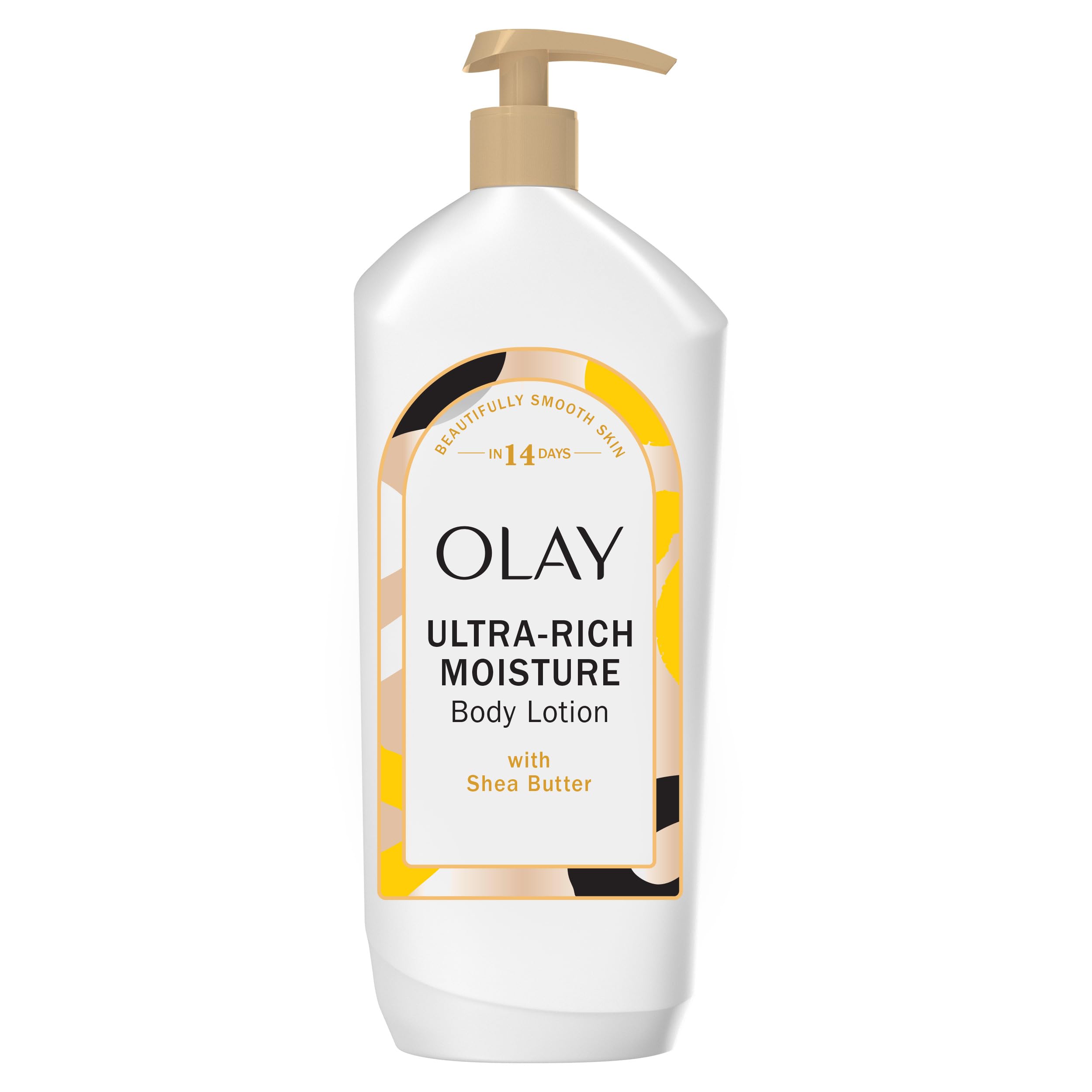 Olay Ultra Rich Loción Corporal: botella mostrando hidratación prolongada para piel seca