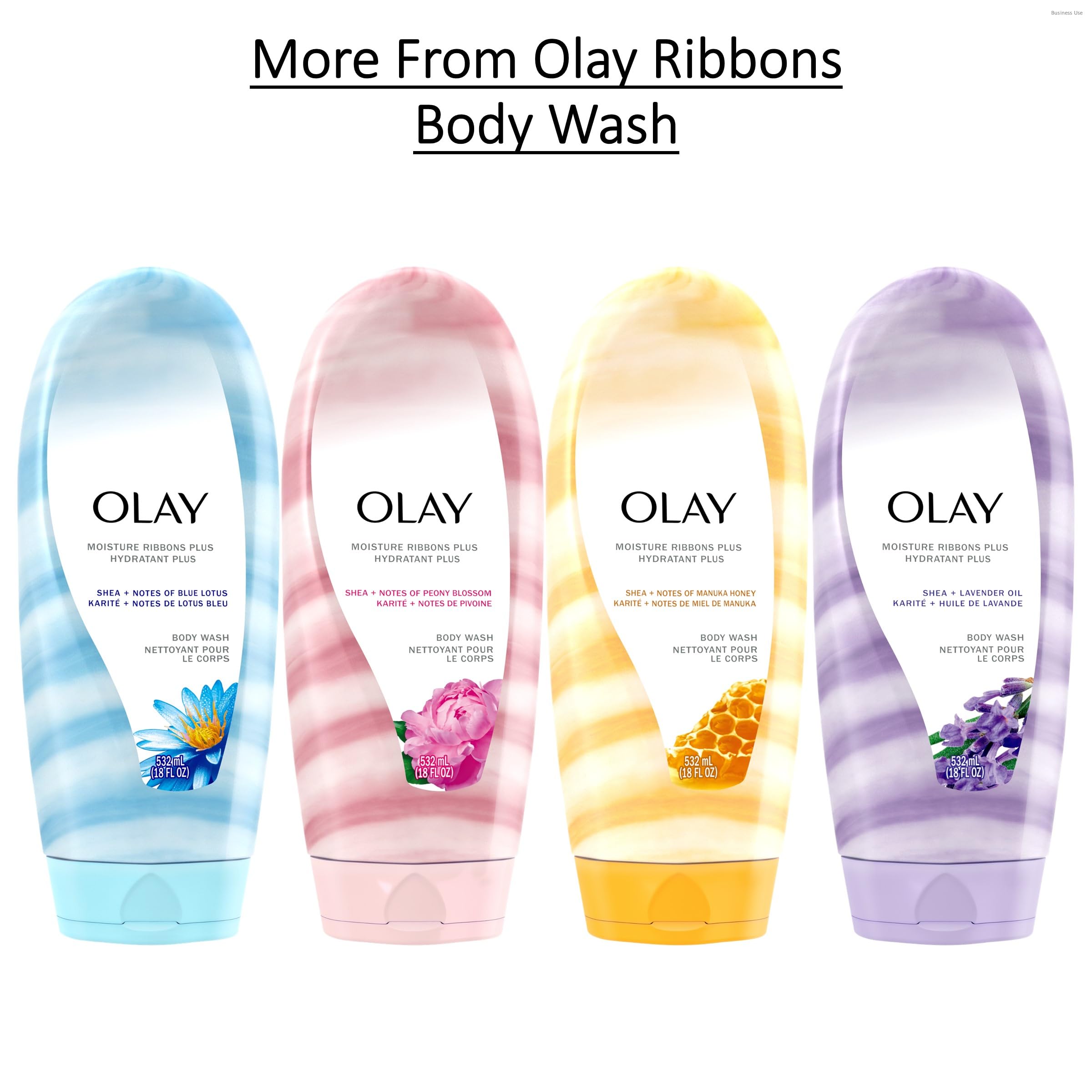 Olay long-lasting softness helps skin feel smooth all day.