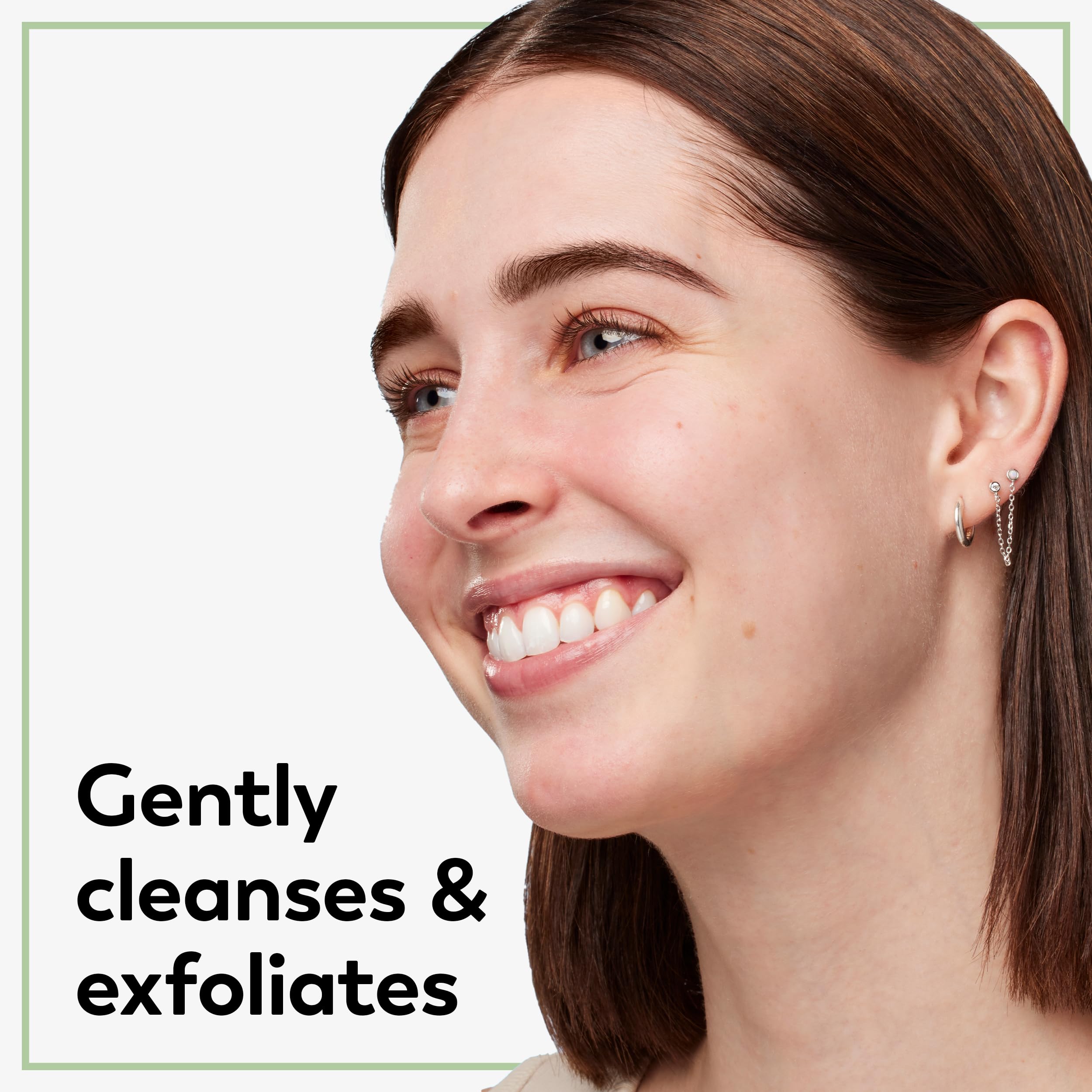 Olay mascara removal close-up; removes mascara more effectively while protecting lashes
