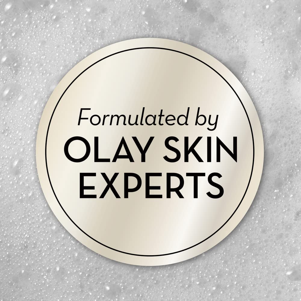 Olay Moisture Ribbons Plus rich lather close-up for smooth skin