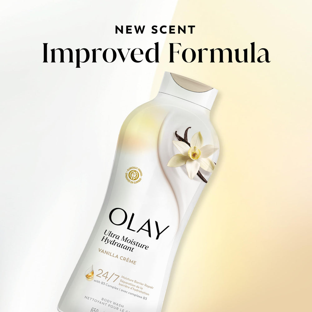 Olay Piel suave todo el dia tras la ducha.