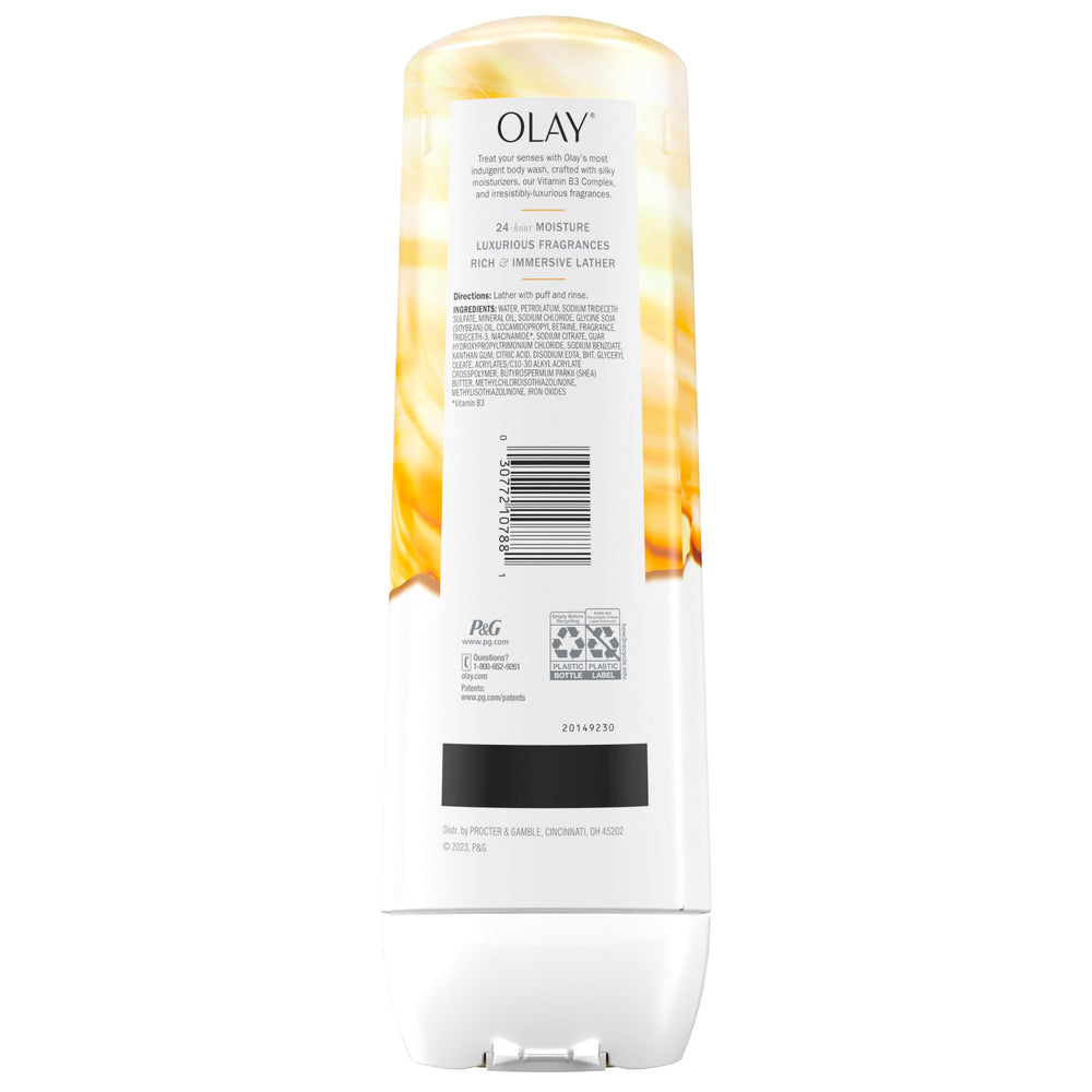 Olay Presentación 591 ml: envase práctico para uso prolongado en la ducha.