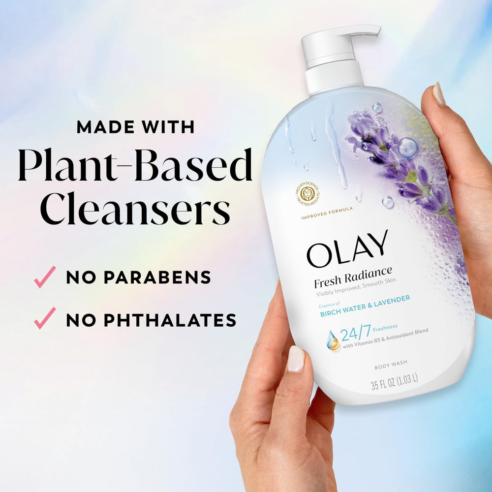 Olay Radiancia Fresca: agua de abedul para hidratación suave.