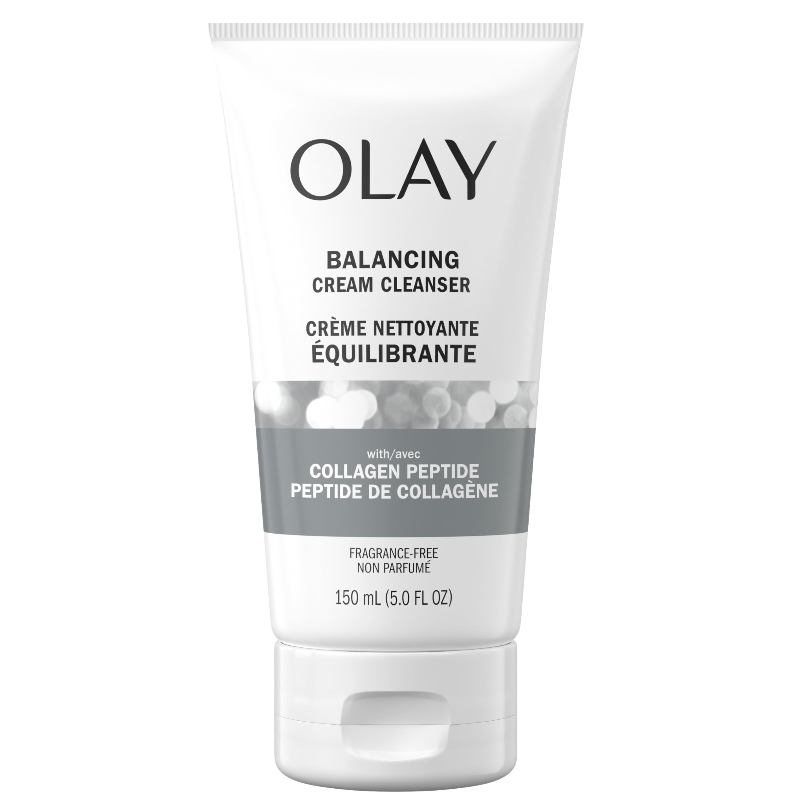 Olay Regenerist Collagen Peptide 24 face wash bottle offers a gentle cleanse for refreshed skin.