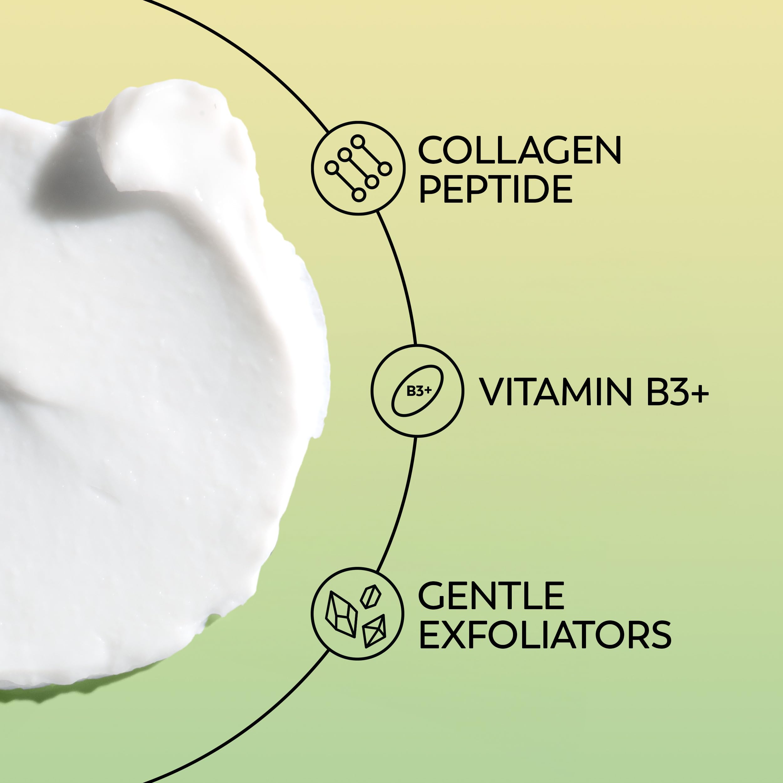 Olay Regenerist Collagen Peptide 24 face wash in morning routine for smoother serum application.