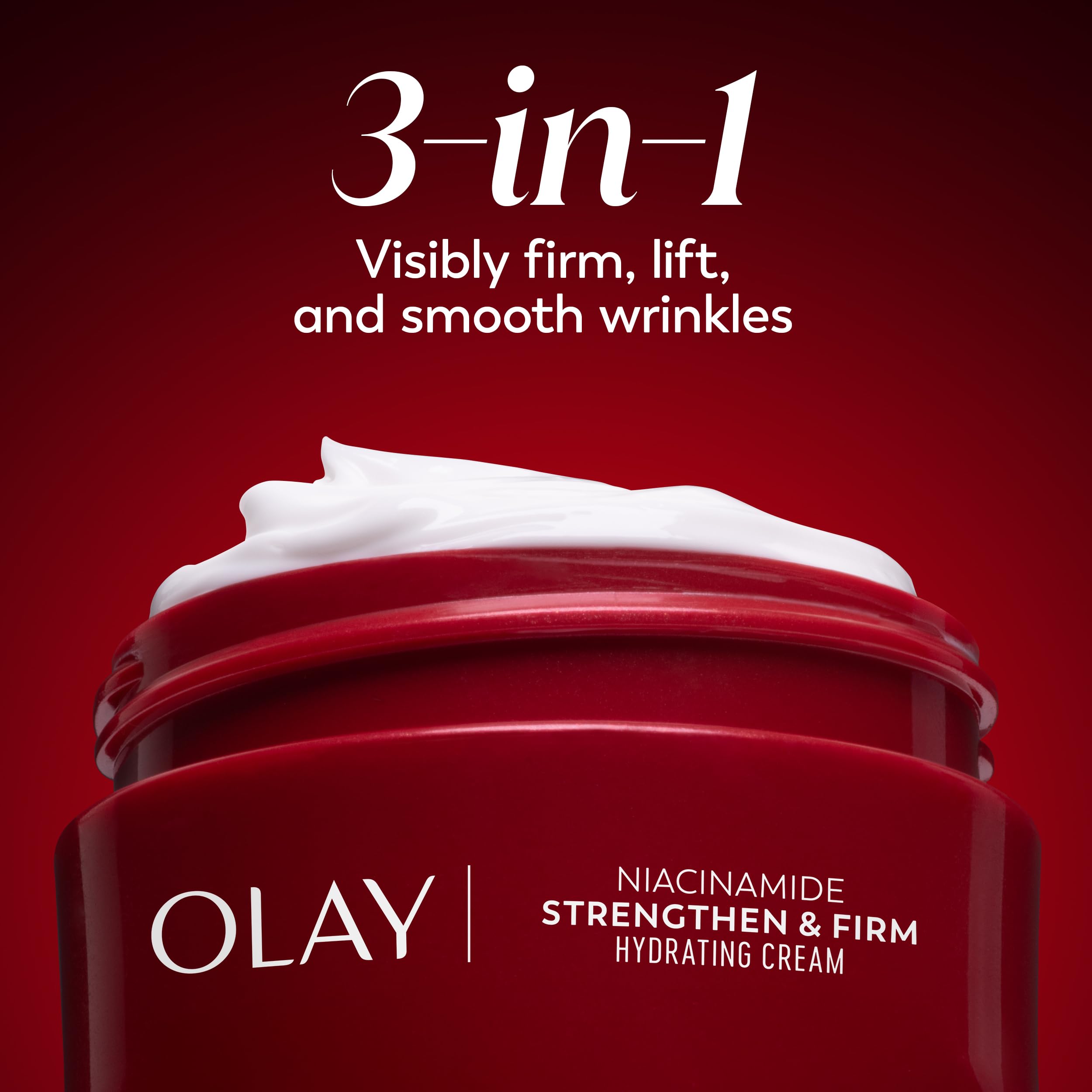 Morning and night application routine with Olay Regenerist on face and neck