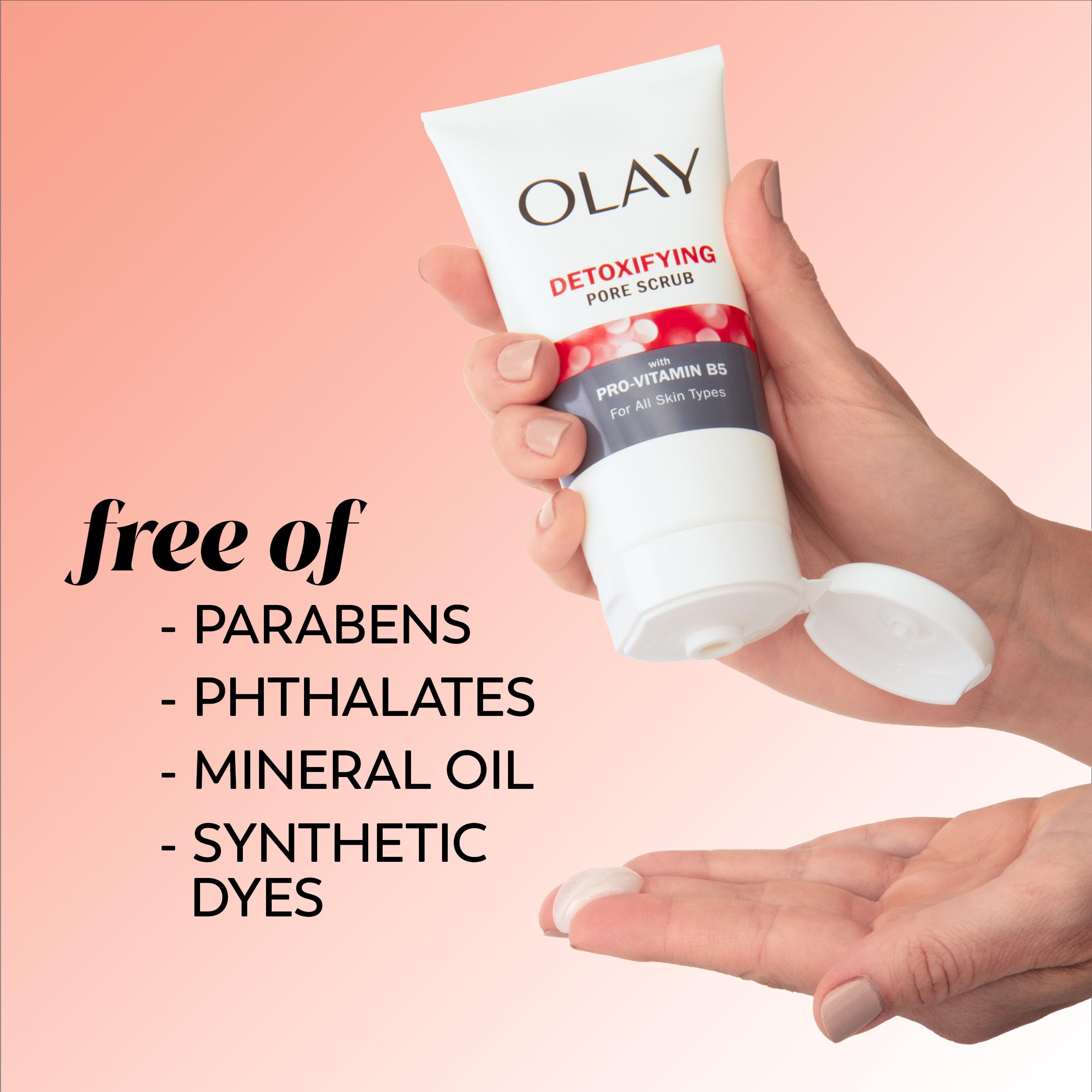 Olay Regenerist Desintoxicante Exfoliante, aroma fresco al aplicar.