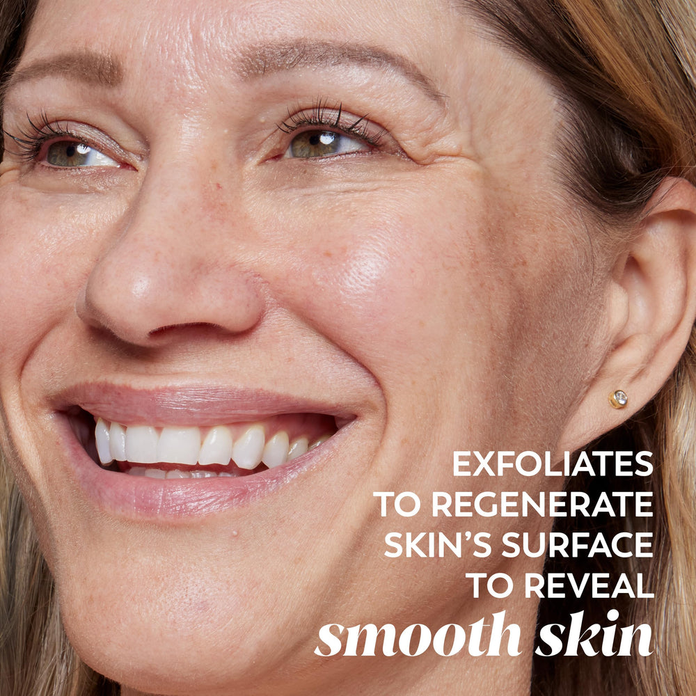 Olay Regenerist Detoxifying Pore Scrub exfoliating particles close-up.