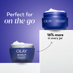 Olay fragrance-free label on jar for sensitive skin users seeking gentle care