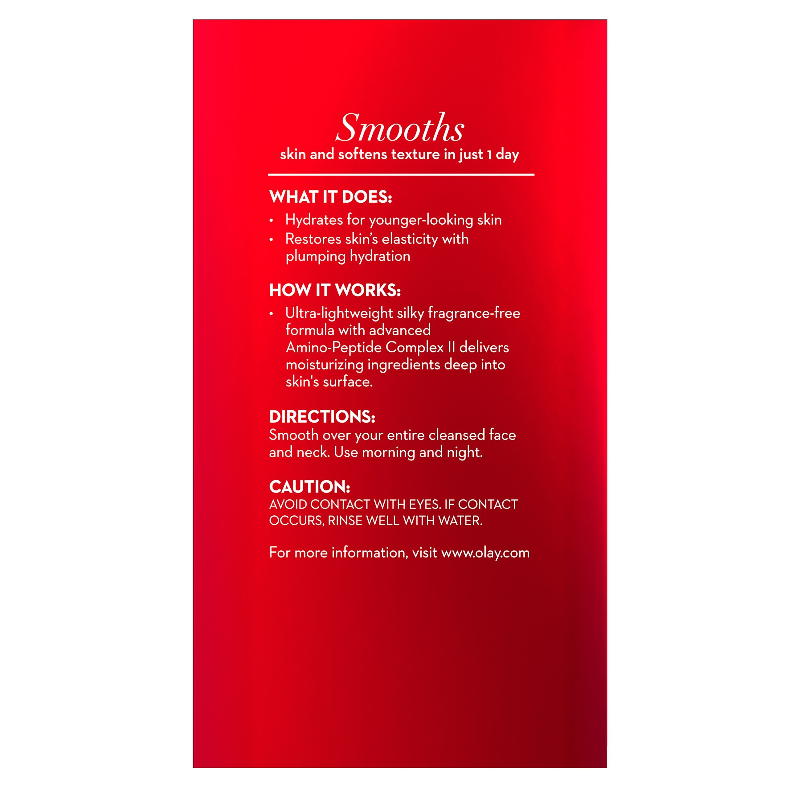 Olay Regenerist fragrance-free label on packaging