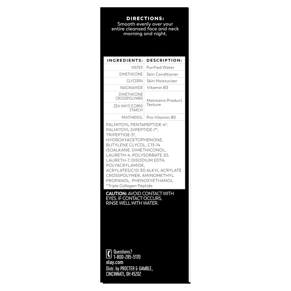 Olay Regenerist skin absorption focus suggesting quick hydration