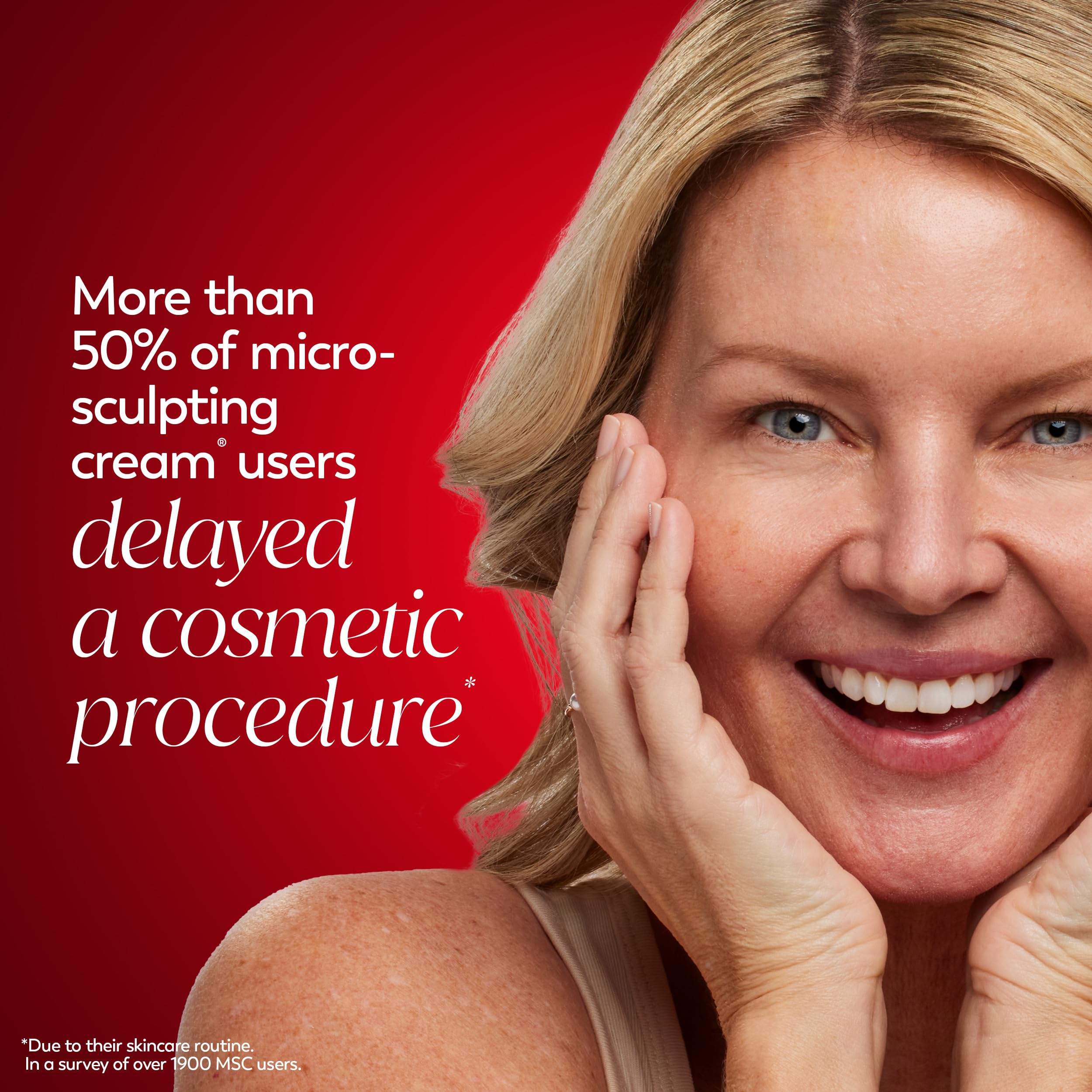 Hydration-boost focus on Olay Regenerist Micro-Sculpting Cream for plump look