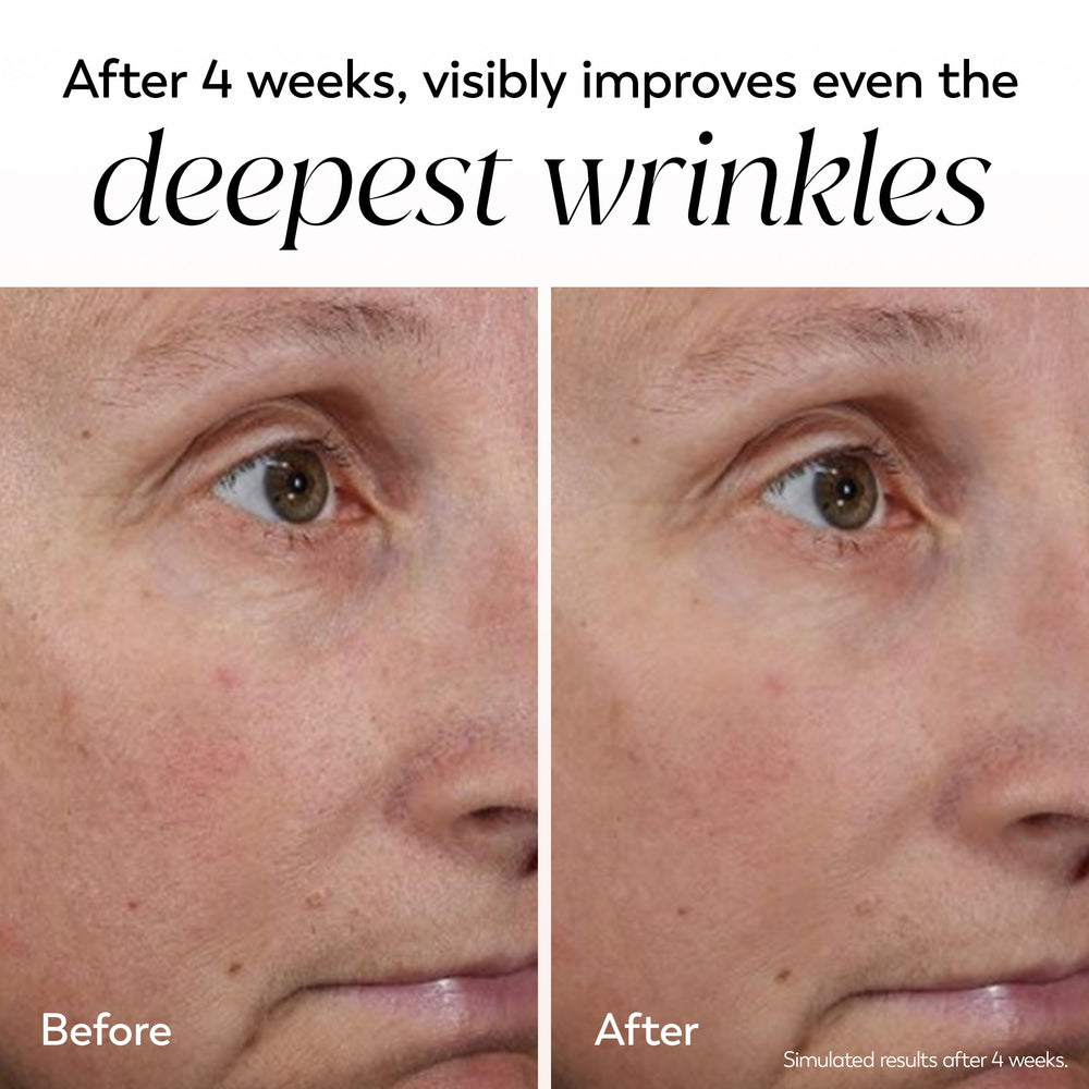 Night application of Olay Regenerist Micro-Sculpting Cream finishing a skincare routine