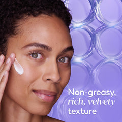 Olay Regenerist Night Recovery Cream pump demonstrates easy nightly application.