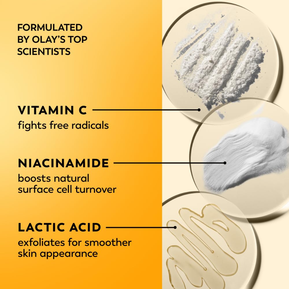 Hand applying Olay Regenerist Radiance to cheek demonstrates easy morning use.