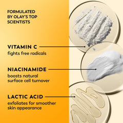 Hand applying Olay Regenerist Radiance to cheek demonstrates easy morning use.