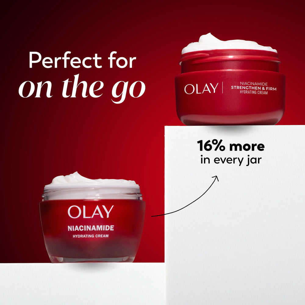 Texture swatch of Olay Regenerist Radiance cream illustrating quick absorption