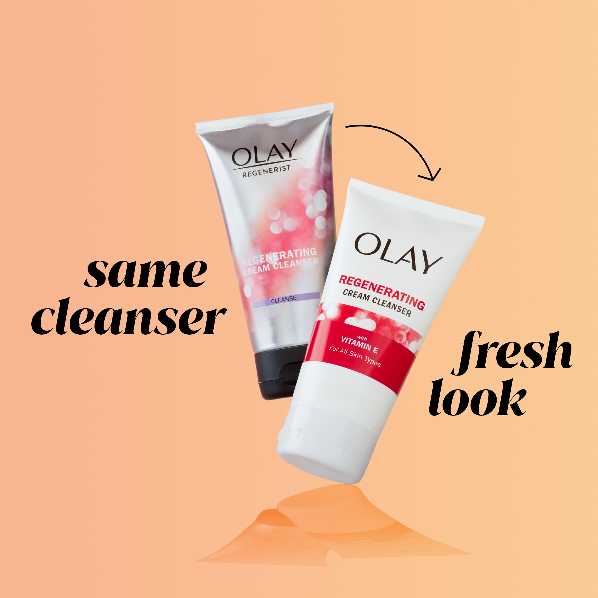 Olay Regenerist: crema limpiadora deja piel suave y limpia tras lavado.