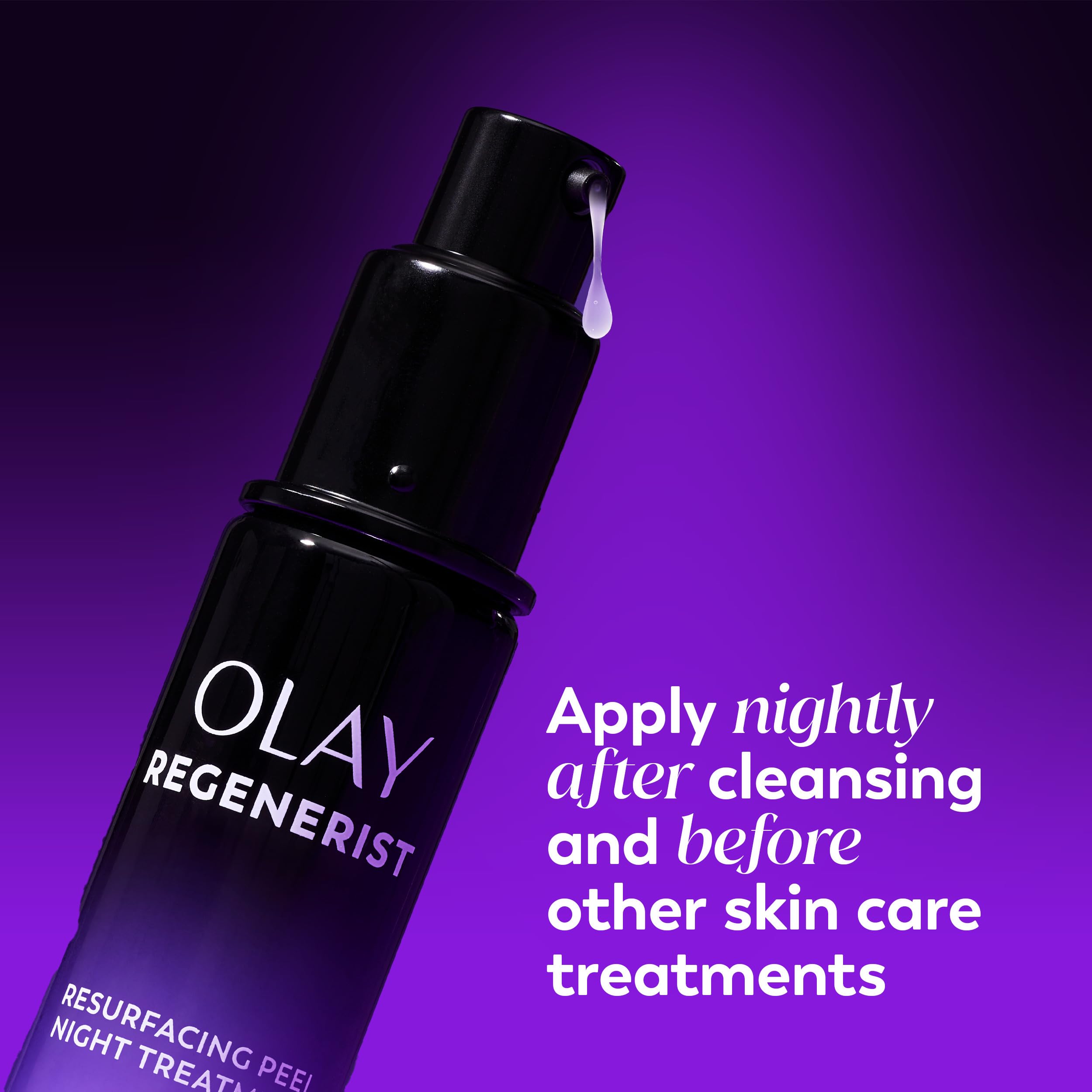 Olay Regenerist Resurfacing Peel packaging highlighting Hexa-Peptide technology.